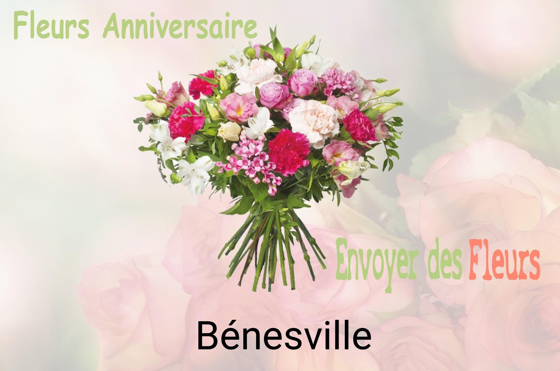 Bouquet de fleurs d’anniversaire livré à Bénesville