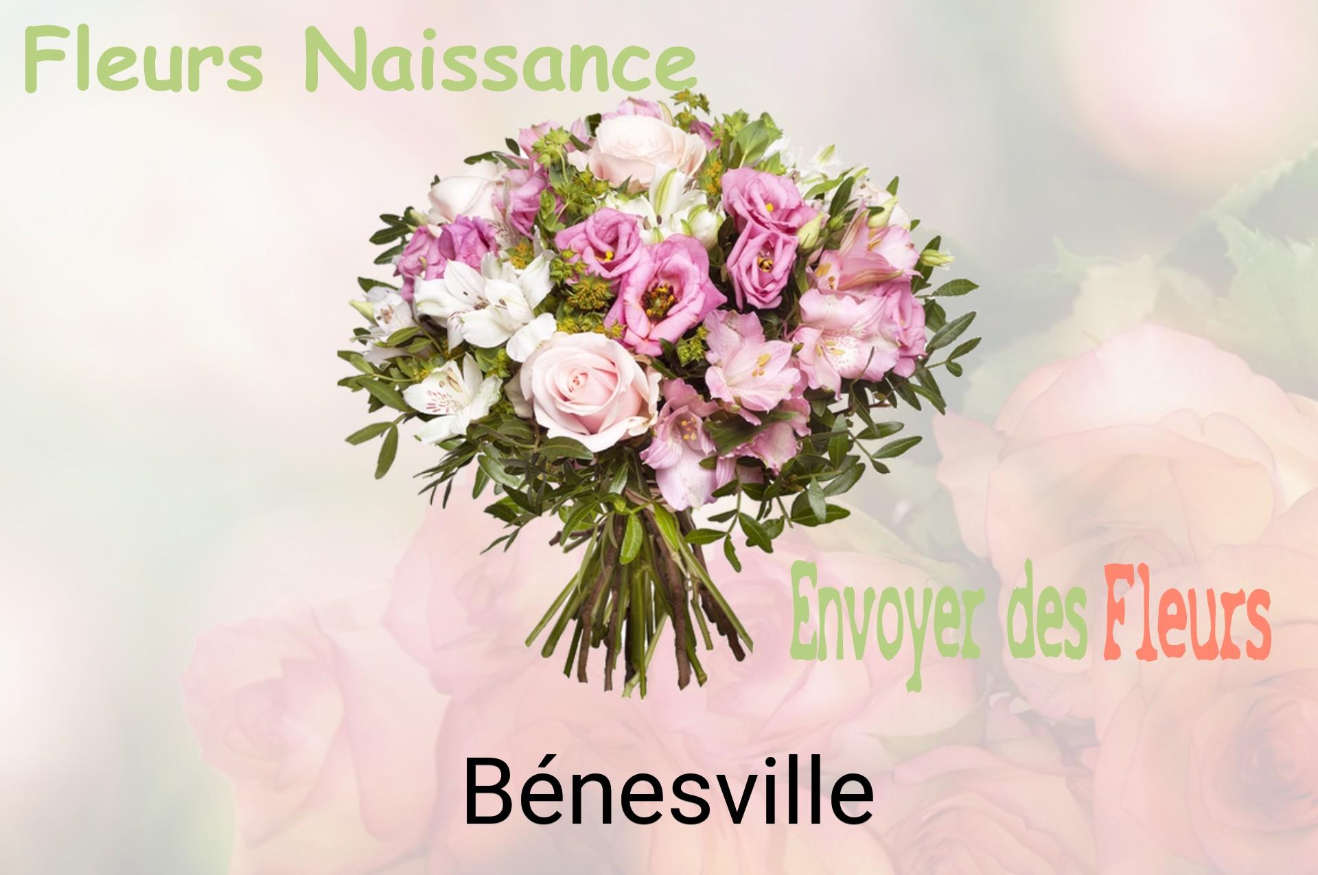 Bouquet de fleurs de naissance livré à Bénesville